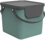 Rotho Albula M&uuml;lltrennsystem 40l | Pfandflaschen Sammelbeh&auml;lter mit Henkel und