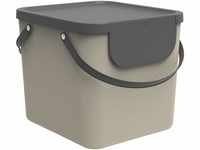 Rotho Albula Mülltrennungssystem 40l für die Küche, Kunststoff (PP),