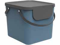 Rotho Albula Mülltrennungssystem 40l für die Küche, Kunststoff (PP),