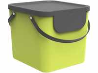 Rotho Albula Mülltrennungssystem 40l für die Küche, Kunststoff (PP) BPA-frei,