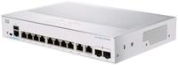 Cisco Business CBS350-8T-E-2G Managed Switch | 8 GE-Ports | EXT. Netzteil | 2 x