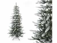 Weihnachtsbaum Cedar Kiefer Frost 210 cm – naturgetreuer Tannenbaum,...