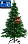 CASARIA&reg; Weihnachtsbaum k&uuml;nstlich 140cm Mix PVC Spritzguss PE mit St&auml;nder 470