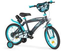 Kinderfahrrad Blue Ice 16 Zoll mit St&uuml;tzr&auml;dern Trinkflasche 5-7 Jahre