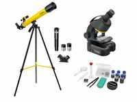 National Geographic Teleskop und Mikroskop Set für Kinder und Einsteiger mit