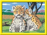 Ravensburger CreArt Kleine Leoparden - Malen nach Zahlen ab 9 Jahre
