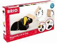 BRIO 30269 - Magnet-Tiere Hund und Katze