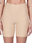 Skiny Damen Micro Essentials 084274 Hose Kurz, Beige, 44-46 EU