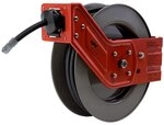 HM M&uuml;llner Druckluft-Schlauchtrommel 32F 15m Automatische Aufrollautomatik Rot