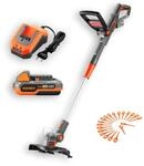 FUXTEC 20V Akku-Rasentrimmer FX-E1RT20 &ndash; Leicht (2,2 kg), 25 cm Schnittbreite,