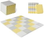 Kinderkraft Spielmatte LUNO, 30 Puzzleteile im Set, Erlebnismatte, Puzzlematte,
