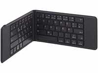 InLine® Faltbare Bluetooth Tastatur BT-Pocket, grau, für bis zu 3...