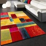 Paco Home Teppich Wohnzimmer Schlafzimmer Jugendzimmer Kurzflor Modern Vintage