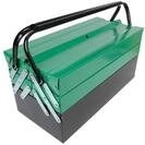 Br&uuml;der Mannesmann Werkzeugkasten 88-tlg., robuster Metallkoffer, organisiert f&uuml;r
