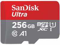SanDisk Ultra 256GB microSDXC UHS-I Card for Chromebook with SD Adapter and up...