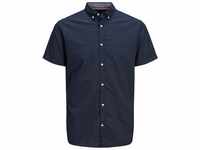 JACK & JONES Herren Jjesummer Shirt S/S S20 Sts Hemd, Navy Blazer, M EU