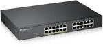 Zyxel Netzwerk PoE Switch 24 Port | Smart Managed Gigabit LAN Splitter | 12x GbE