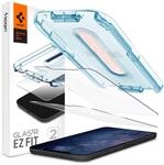 Spigen Glas.tR EZ Fit Schutzfolie kompatibel mit iPhone 12 Mini, 2 St&uuml;ck, Kratzfest,