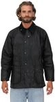Barbour Herren Parka Jacke Bedale Wax Jacket MWX0018BK91, Einfarbig, Gr. Small