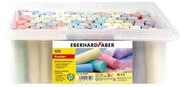 Eberhard Faber 526599 - Stra&szlig;enkreide 100er Eimer, 8 leuchtenden Farben