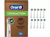 Oral-B CrossAction Aufsteckbürsten für elektrische Zahnbürste, 10 Stück,