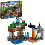 LEGO Minecraft Die verlassene Mine Bauset, Zombieh&ouml;hle mit Figuren: Schleim,...