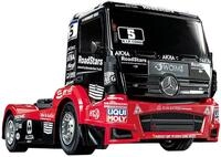 Tamiya - 1:14 RC M-B Race Truck Actros MP4 TT-01E, ferngesteuertes Auto/Fahrzeug,
