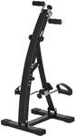 HOMCOM Pedaltrainer f&uuml;r Senioren extra Leise mit LCD Display Schwarz