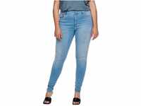 Carmakoma by Only Damen Jeans CARAUGUSTA - Skinny -Blau - Light Blue - Plus Size,