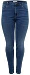 ONLY CARMAKOMA Damen Caraugusta Hw Sk Dnm Jeans Mbd Noos, Blau (Medium Blue Denim