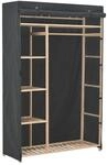 vidaXL Kleiderschrank Stoffschrank Garderobenschrank Garderobe Schrank