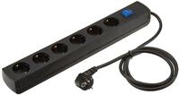 Kopp 233205001 UNOversal Plus Steckdosenleiste 6-Fach mit &Uuml;berspannungsschutz,1.4 m