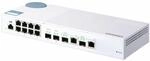 QNAP QSW-M408-2C Switch Gestionado 8 Puertos Gigabit + 2 Combinados 10GbE SFP+/RJ45 +