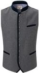Stockerpoint Herren Alonso Trachtenweste, grau nachtblau, 50