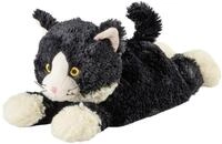 Warmies&reg; W&auml;rmekissen/Stofftier "Katze liegend schwarz" Hirse Lavendelf&uuml;llung 40cm