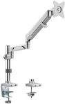LogiLink BP0087 - Alu Monitor-Schreibtischhalterung f&uuml;r 17-32 Zoll (LCD, LED, OLED,