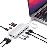 SATECHI USB-C Multimedia Adapter Hub mit 4K HDMI, Mini DisplayPort, 60W PD