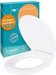 Calmwaters&reg; Toilettendeckel mit Absenkautomatik, WC Sitz einfache Montage, bis 250