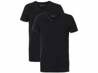 Petrol Industries - 2-er Pack Basic-T-Shirt V-Ausschnitt für Männer