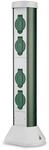 REV Au&szlig;ensteckdose GreenCraft - 4-Fach Garten Steckdosens&auml;ule, 52cm H&ouml;he, Outdoor