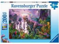 Ravensburger Kinderpuzzle - 12892 Dinosaurierland - Dino-Puzzle für Kinder ab 8