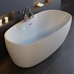 Tronitechnik&reg; Freistehende Badewanne ANAFI Ma&szlig;e ca. 170 x 80 x 58cm Wanne -