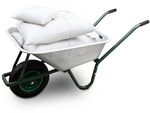 BITUXX&reg; Schubkarre 100L Schubkarren Scheibtruhe Schiebkarre Bauschubkarre...