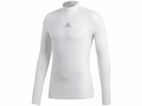 adidas Herren Alphaskin Warm T shirt Longsleeve, White, 18-23 EU