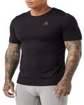 Odlo Herren Funktionsunterw&auml;sche Kurzarm Shirt 100% Merino 200 Gramm, Black -...