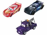 Disney Pixar Cars GPB03 - Farbwechsel Fahrzeuge 3er-Pack mit Lightning McQueen, Hook