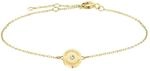 LIEBESKIND BERLIN Armband mit Zirkoniastein aus Edelstahl IP Gold LJ-0551-B-20