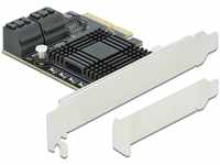 Delock 5 Port SATA PCI Express x4 Karte - Low Profile Formfaktor