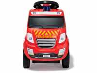 Ferbedo Feuerwehr Rutscher (mit Hupe, neues Design, Sirene, Blaulicht, Feuerwehrauto,