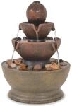 vidaXL Zimmerbrunnen mit Pumpe Dekobrunnen Springbrunnen Zierbrunnen Wasserspiel